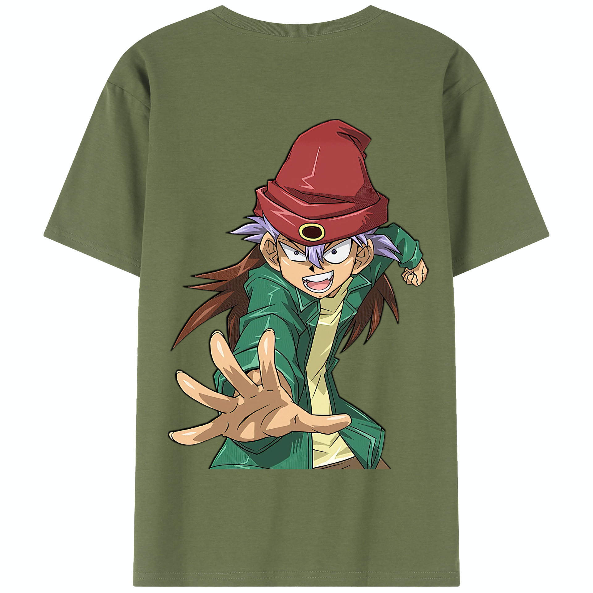 （画像用） 遊☆戯☆王 Yu-Gi-Oh! 綿100％半袖Tシャツ（背面プリント）